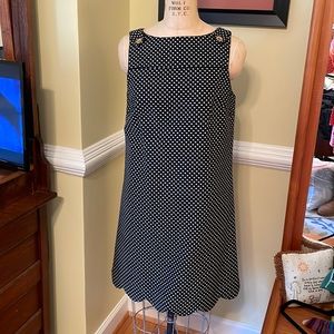 Lilly Pulitzer vintage black and while polka dot dress size 8